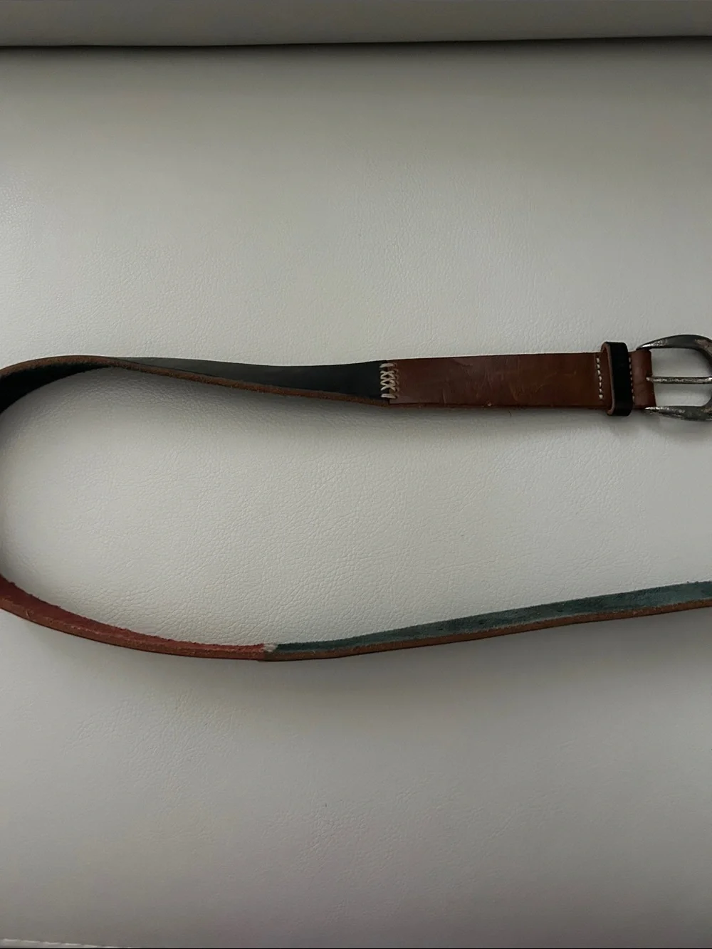 GAP Kids Leather Belt with Silver Buckle